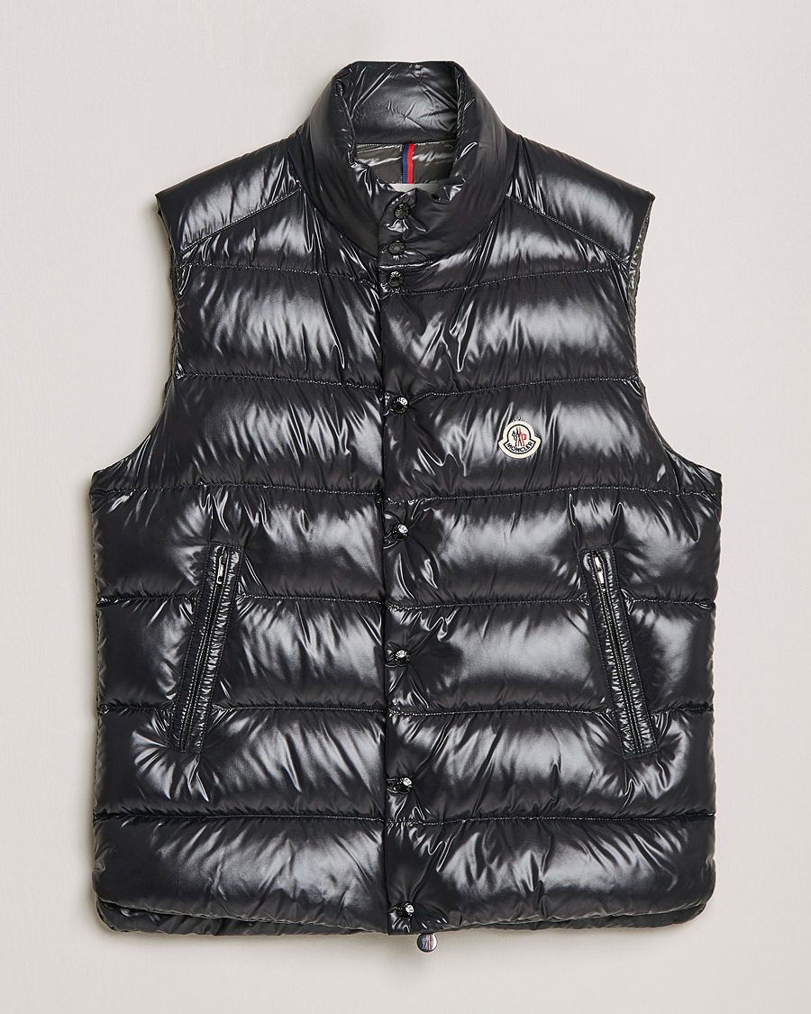 Men | Gilets | Moncler | Tibb Down Vest Black