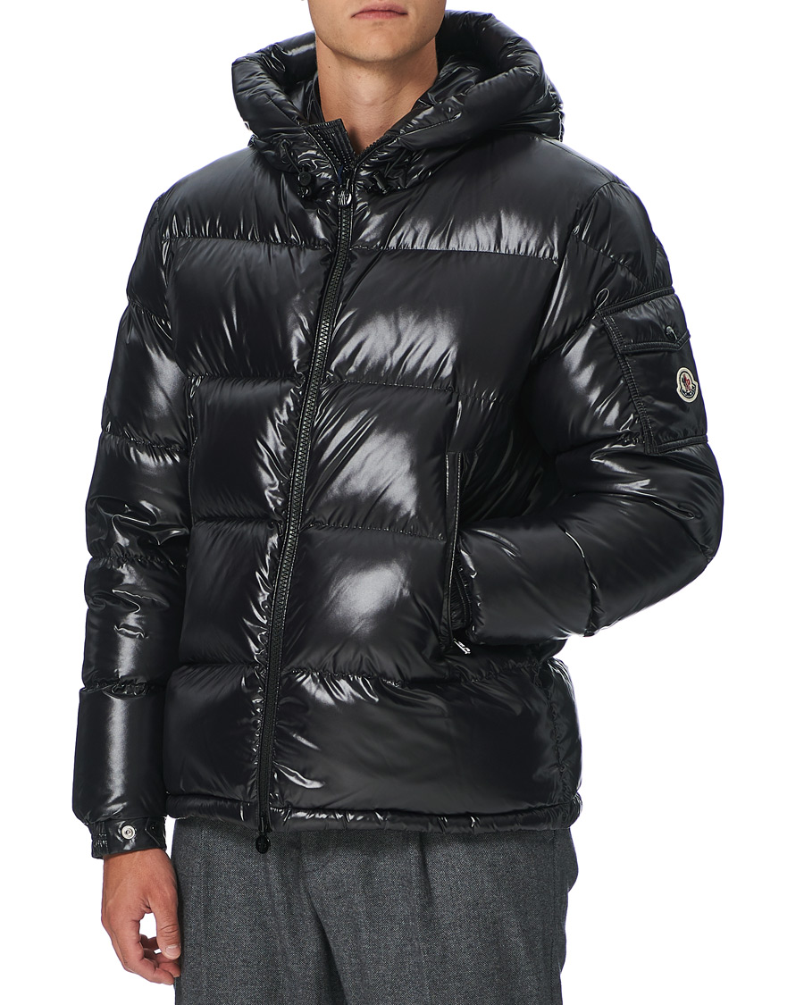 Men | Coats & Jackets | Moncler | Ecrins Gloss Down Jacket Black