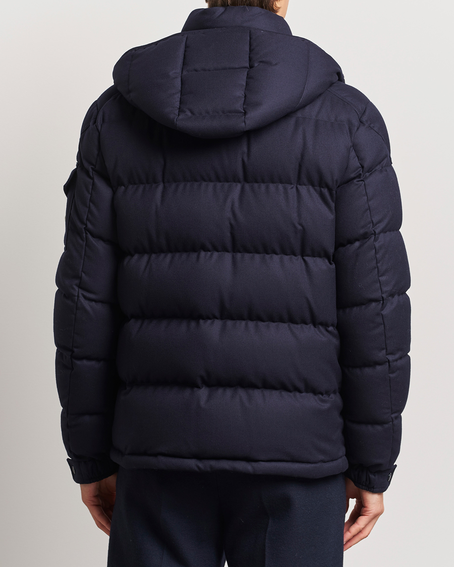 Men | Coats & Jackets | Moncler | Montgenevre Flannel Down Jacket Navy