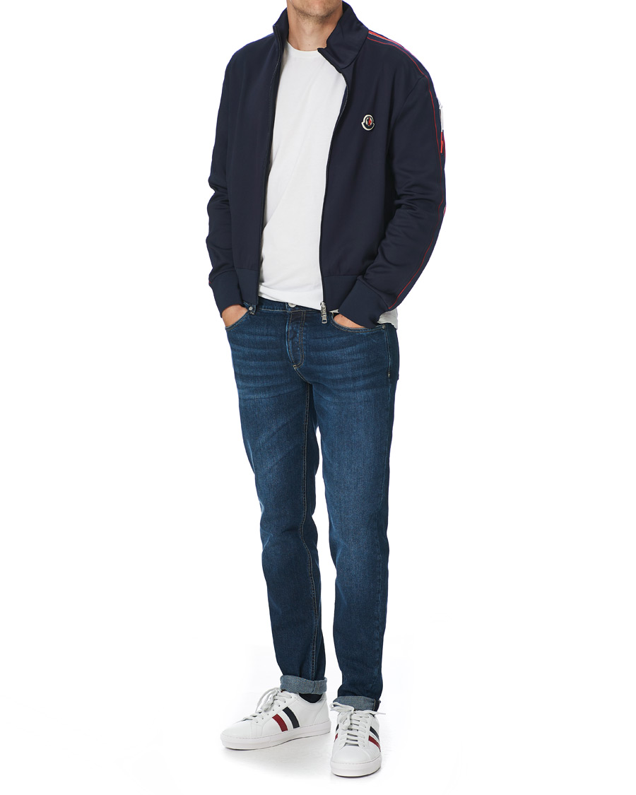 Men | Sweaters & Knitwear | Moncler | Full Zip Sweater Navy