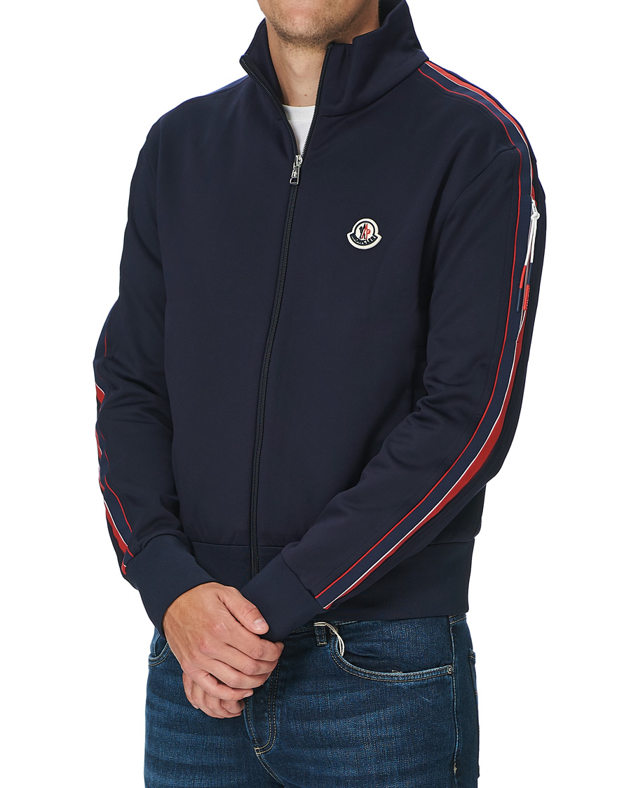 Men | Sweaters & Knitwear | Moncler | Full Zip Sweater Navy