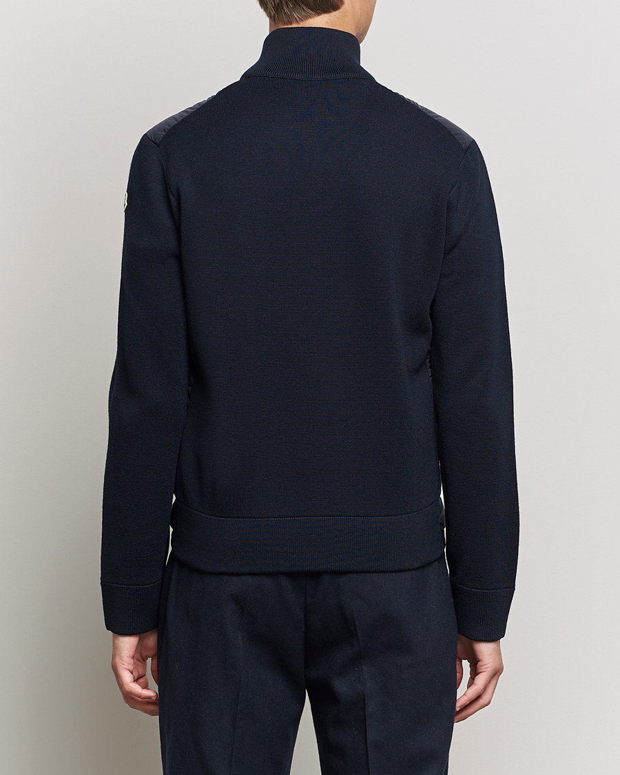 Men | Sweaters & Knitwear | Moncler | Hybrid Zip Cardigan Navy