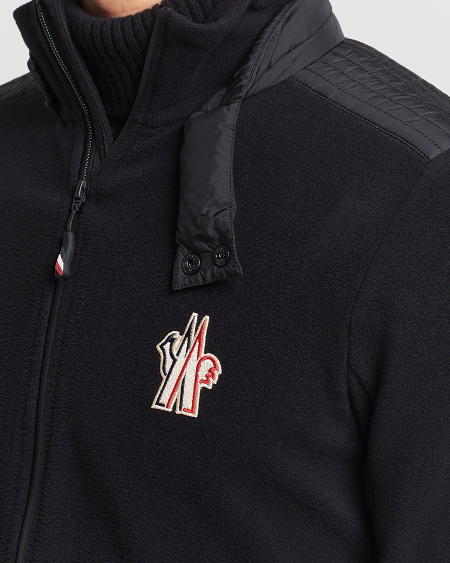 Men | Sweaters & Knitwear | Moncler Grenoble | Zip Cardigan Black