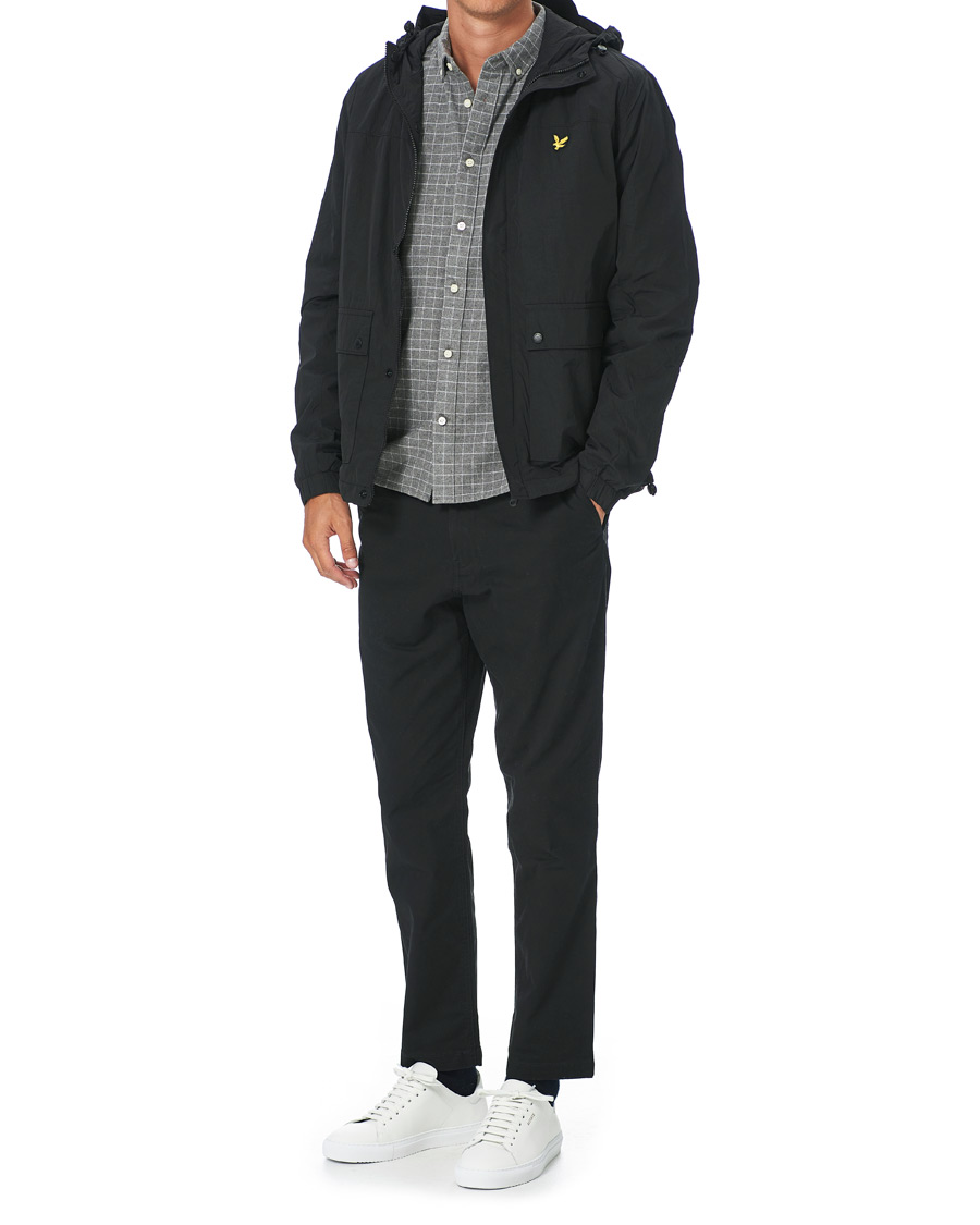 Men | Coats & Jackets | Lyle & Scott | Hooded Pocket Jacket Black
