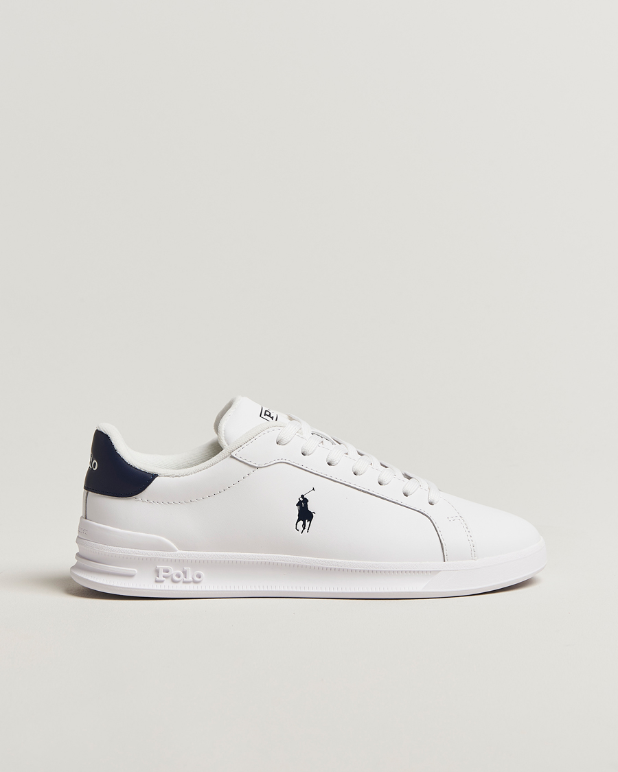 Men | Sneakers | Polo Ralph Lauren | Heritage Court Sneakers White/Newport Navy