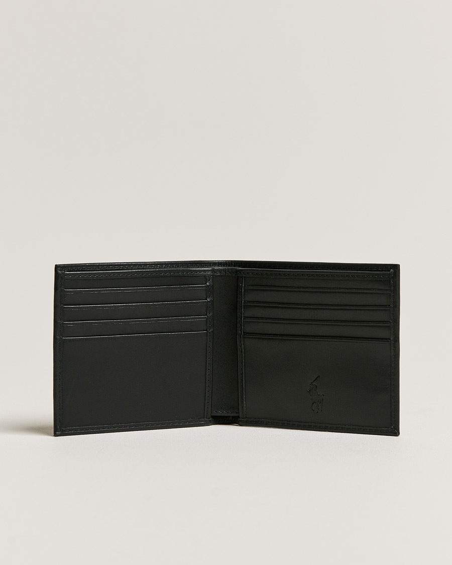 Men | Wallets | Polo Ralph Lauren | Smooth Leather Wallet Black