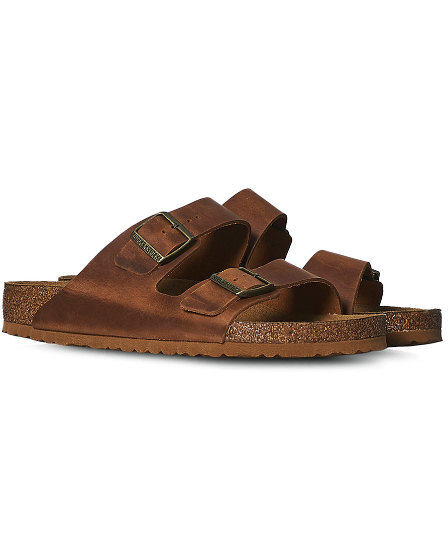 Men | BIRKENSTOCK Arizona Soft Footbed Cognac Oiled Leather | BIRKENSTOCK | Arizona Soft Footbed Cognac Oiled Leather