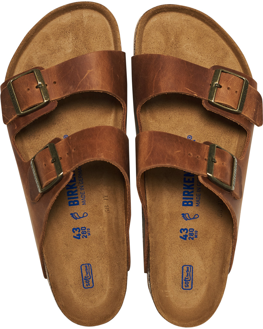 Men | BIRKENSTOCK Arizona Soft Footbed Cognac Oiled Leather | BIRKENSTOCK | Arizona Soft Footbed Cognac Oiled Leather