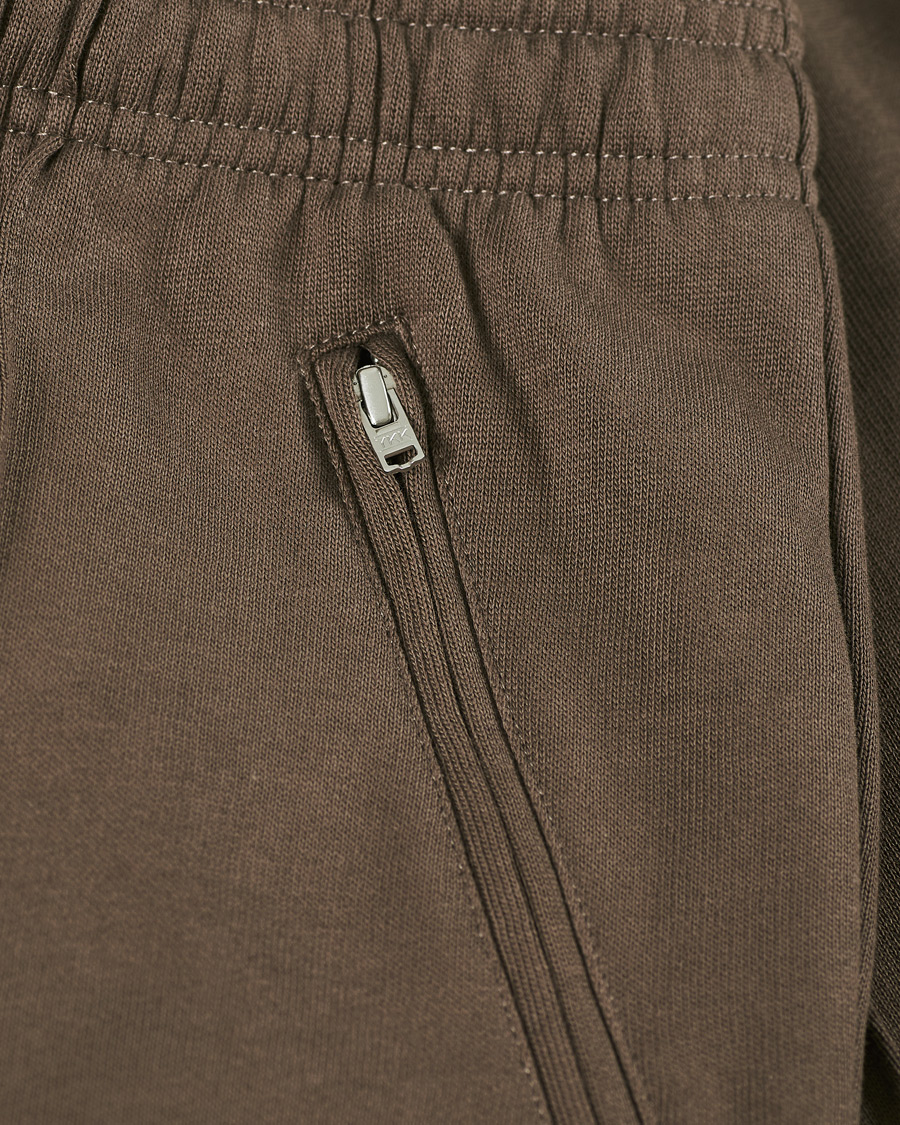 Men | Trousers | Filippa K | Organic Cotton Jersey Track Pants Dark Taupe