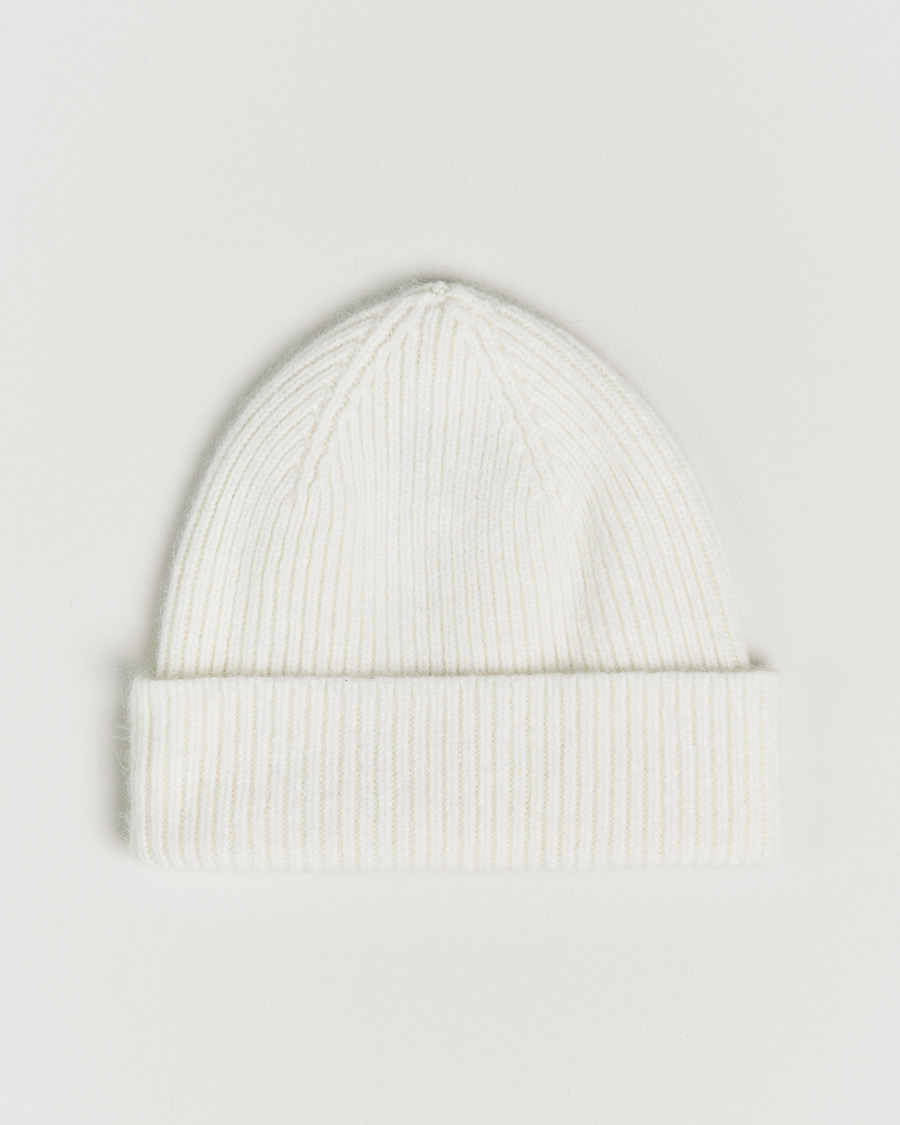 Men | Beanies | Le Bonnet | Lambswool/Caregora Beanie Snow