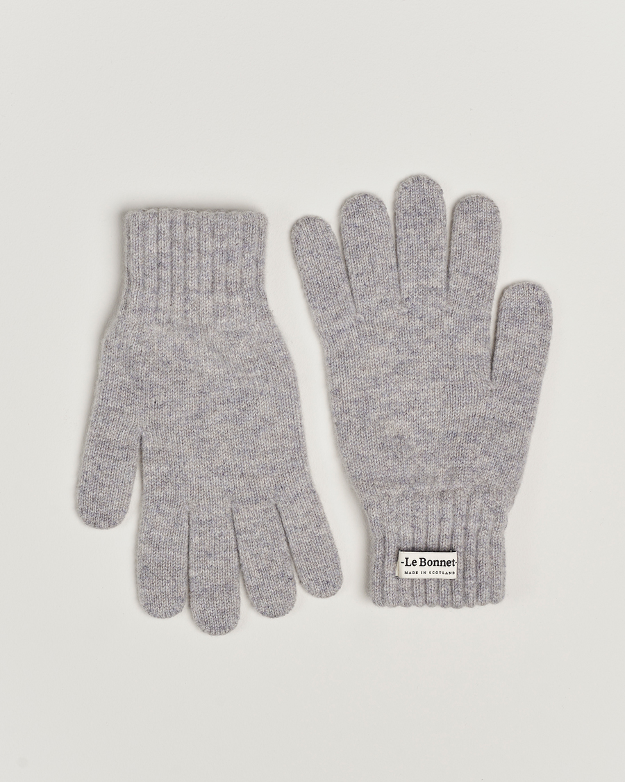 Men | Gloves | Le Bonnet | Merino Wool Gloves Smoke