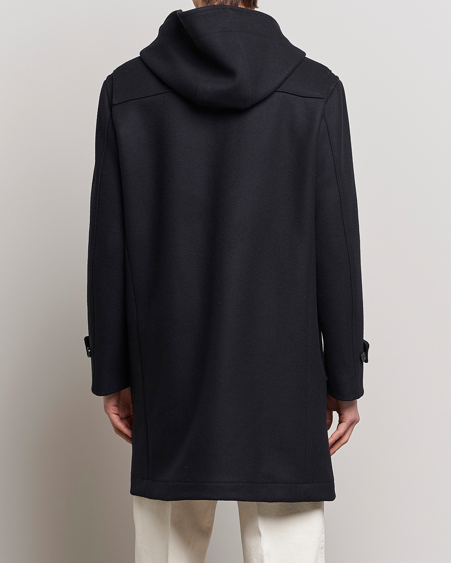 Men | Coats & Jackets | Mackintosh | Weir Wool Hooded Duffle Navy