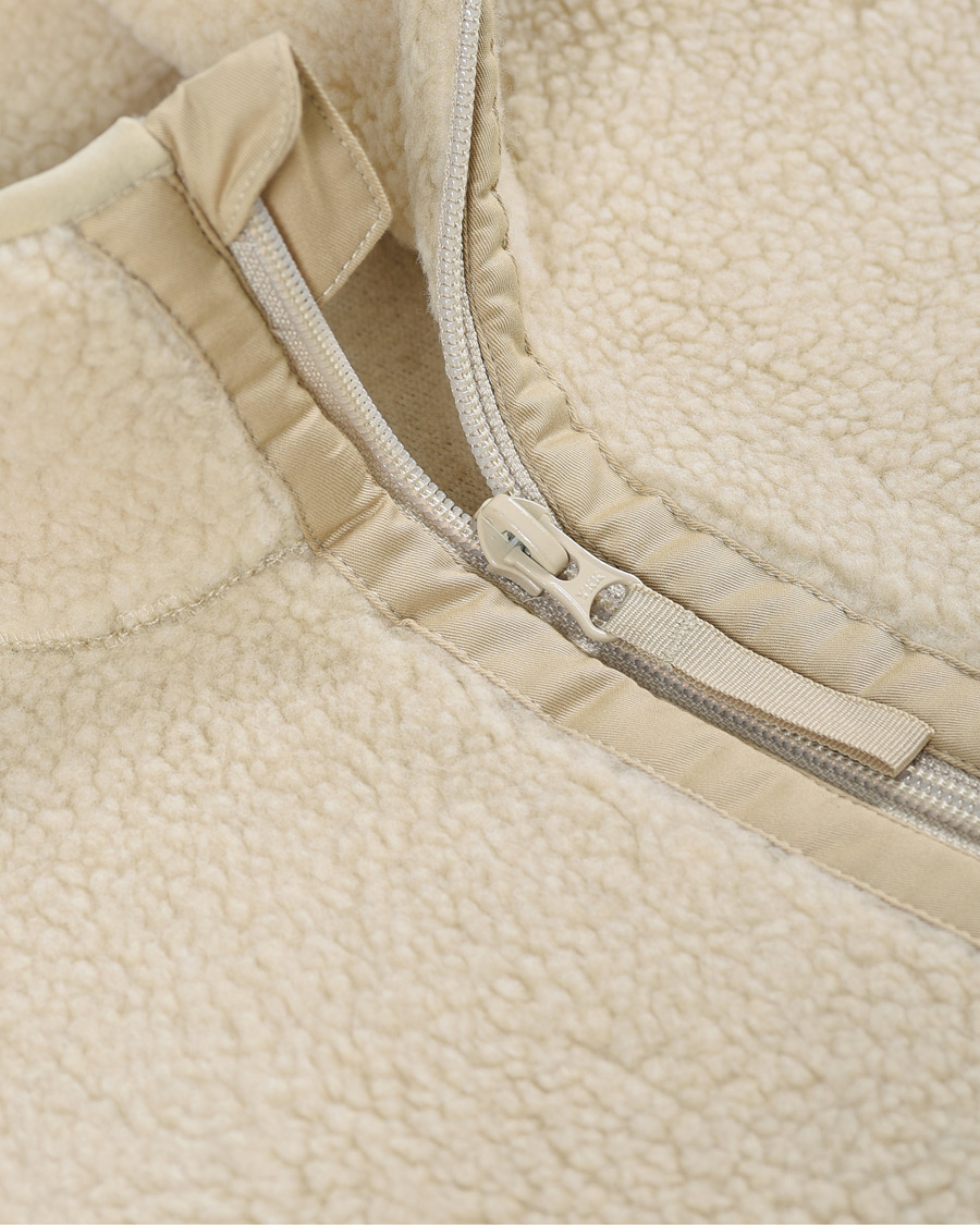 Men | Sweaters & Knitwear | Samsøe Samsøe | Samsøe & Samsøe Timo Fleece Half Zip Brown Rice