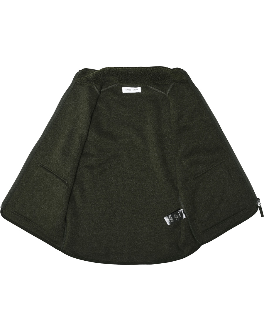 Men | Sweaters & Knitwear | Samsøe Samsøe | Samsøe & Samsøe Tim Fleece Vest Deep Depths