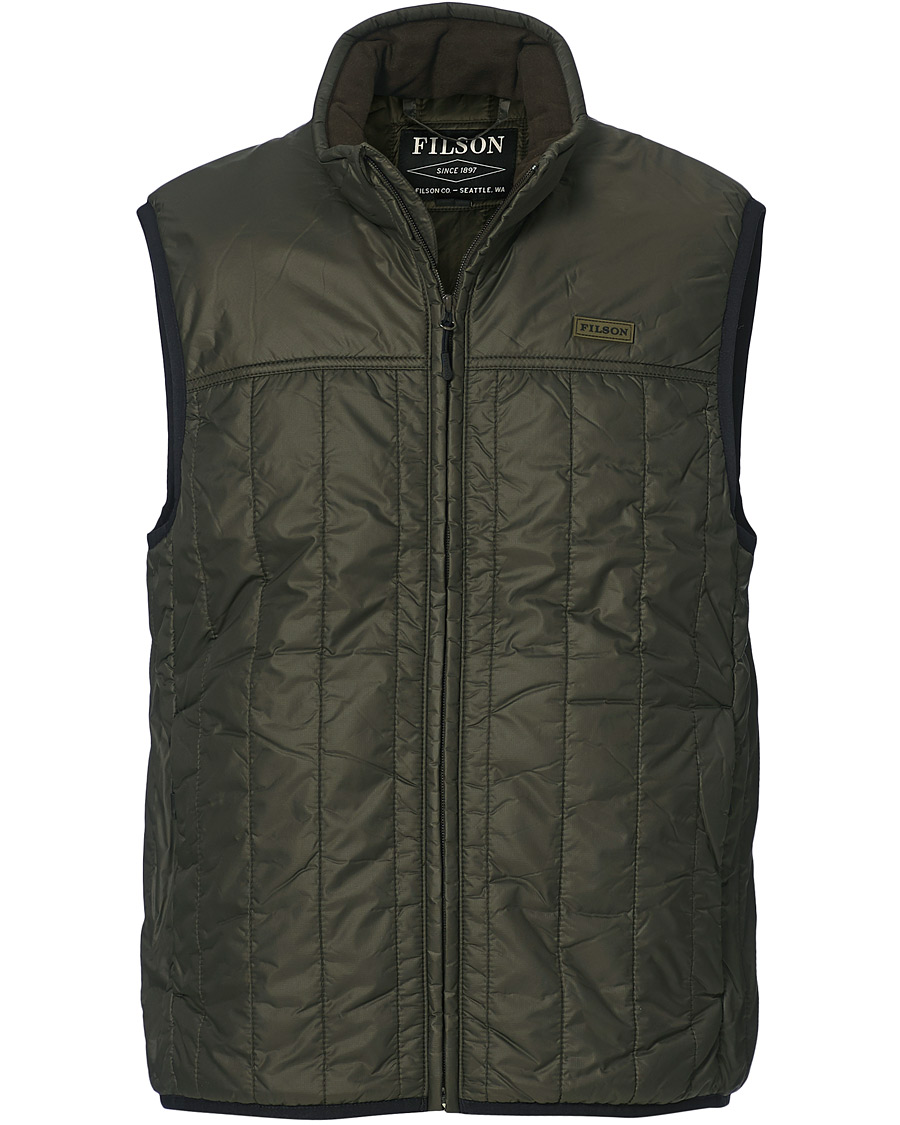 Men | Coats & Jackets | Filson | Ultralight Vest Green