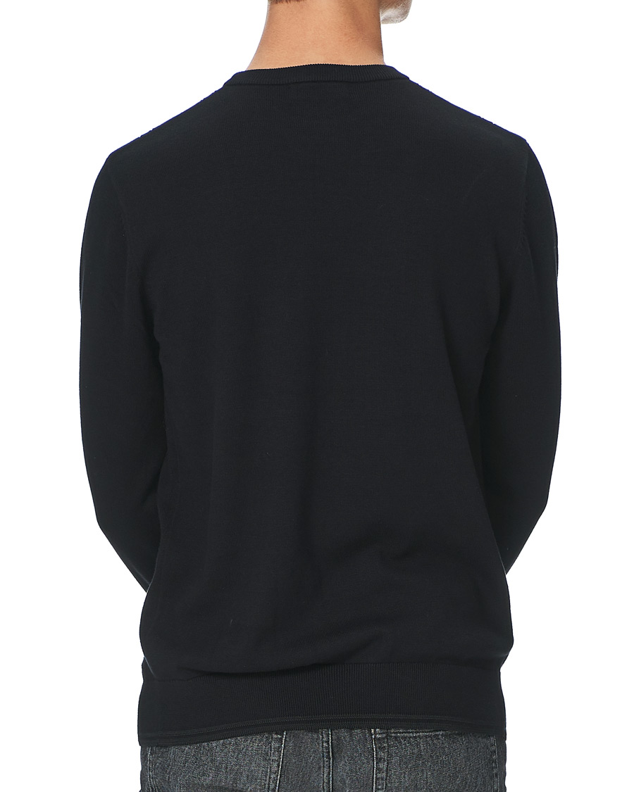 Men | Sweaters & Knitwear | Fred Perry | Cable Knit Crew Neck Jumper Black