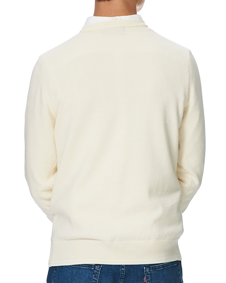 Men | Sweaters & Knitwear | Fred Perry | Cable Knit Crew Neck Jumper Ecru