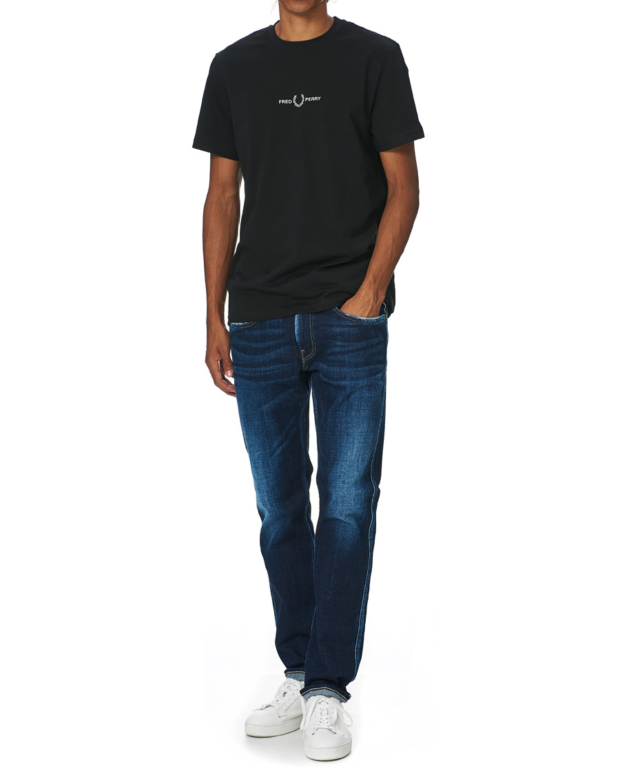 Men | T-Shirts | Fred Perry | Embroidered T-Shirt Black