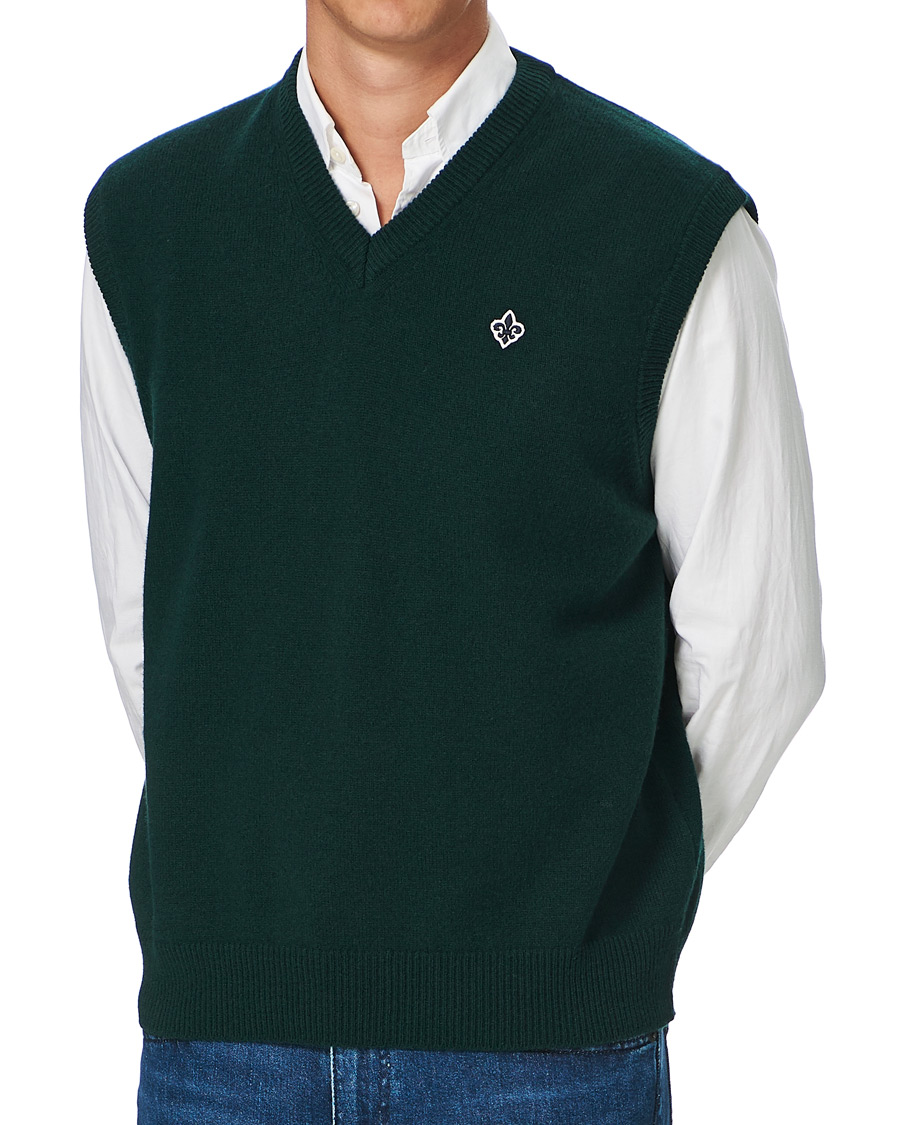 Men | Sweaters & Knitwear | Morris | Beldon Slipover Green