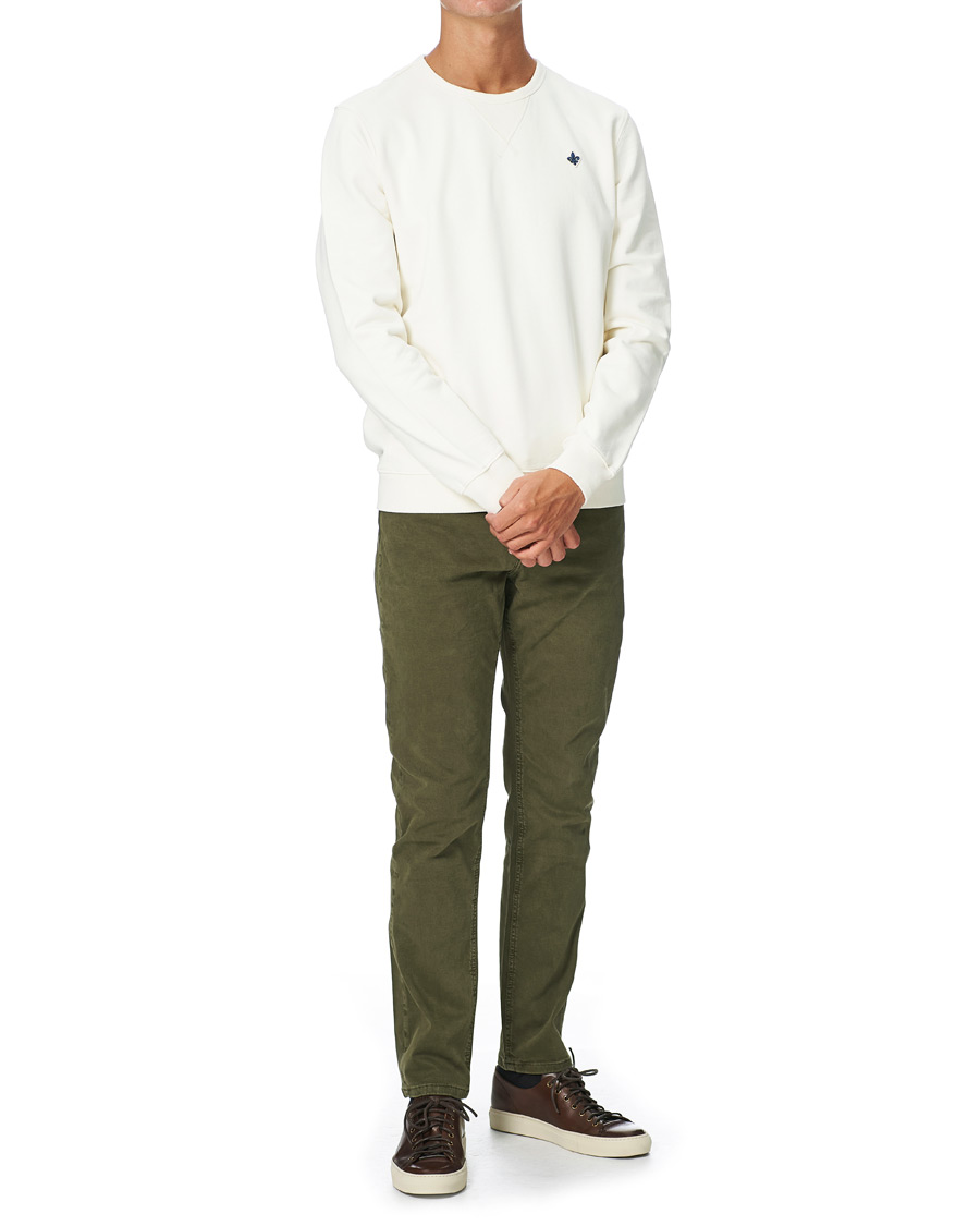 Men | Trousers | Morris | James Brushed Chinos Olive