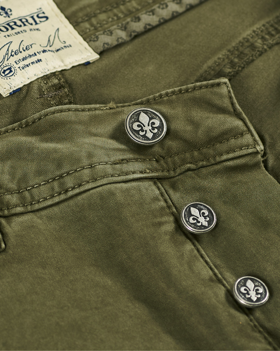 Men | Trousers | Morris | James Brushed Chinos Olive