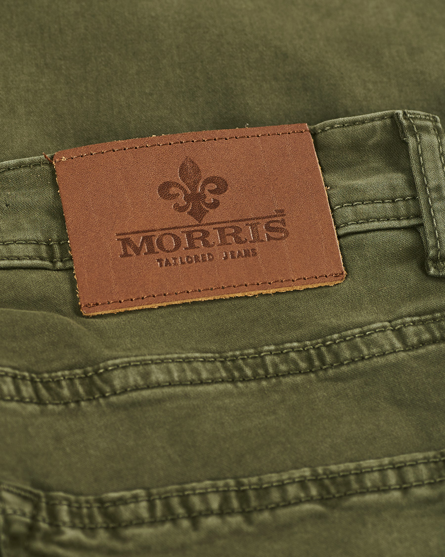Men | Trousers | Morris | James Brushed Chinos Olive
