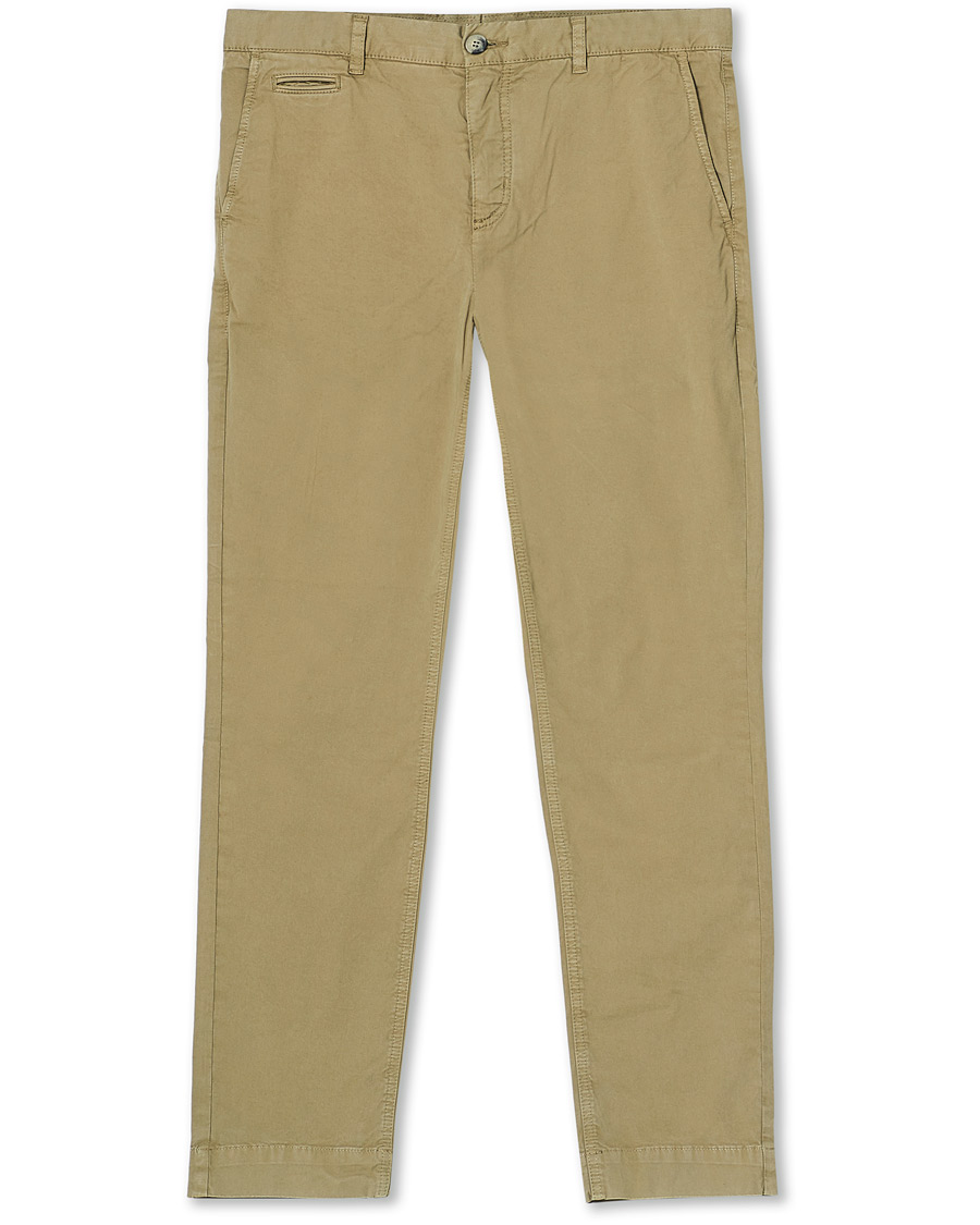 Men | Trousers | Morris | Henry Cotton Chino Olive