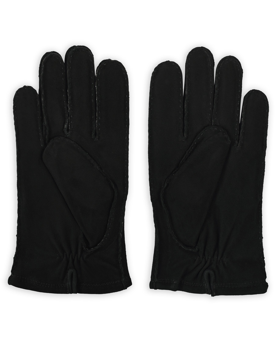 Men | Morris Suede Gloves Black | Morris | Suede Gloves Black
