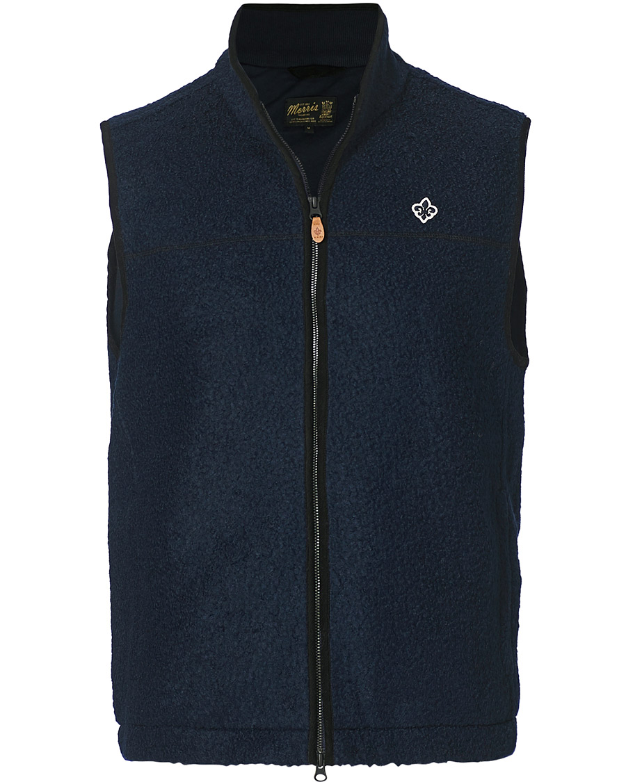 Men | Gilets | Morris | Whitfield Pile Vest Navy