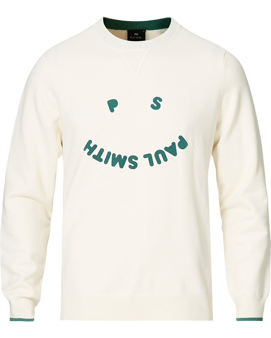 Men | Sweaters & Knitwear | PS Paul Smith | Cotton Wool Pullover Offwhite