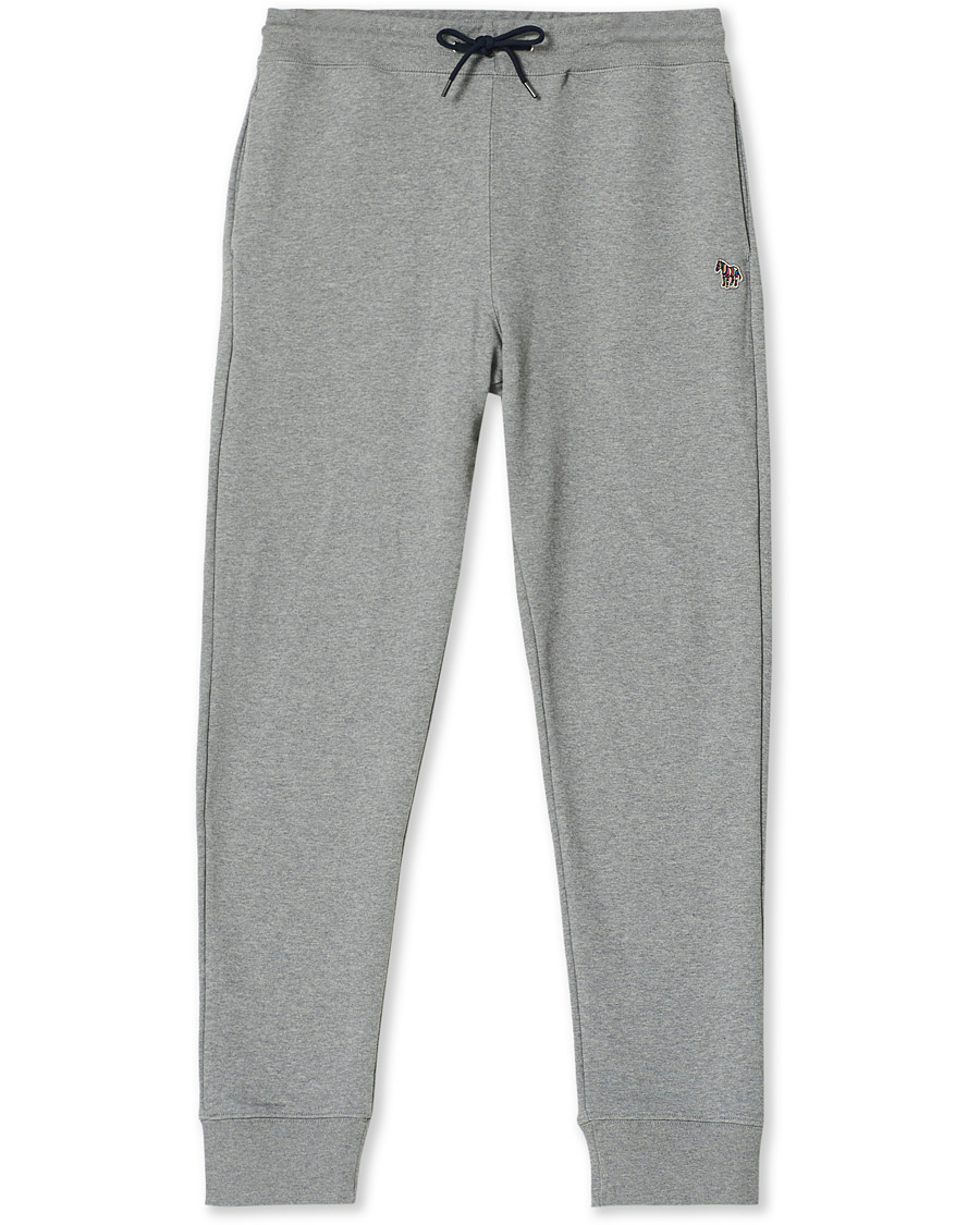 Men | Trousers | PS Paul Smith | Organic Cotton Joggers Grey Melange
