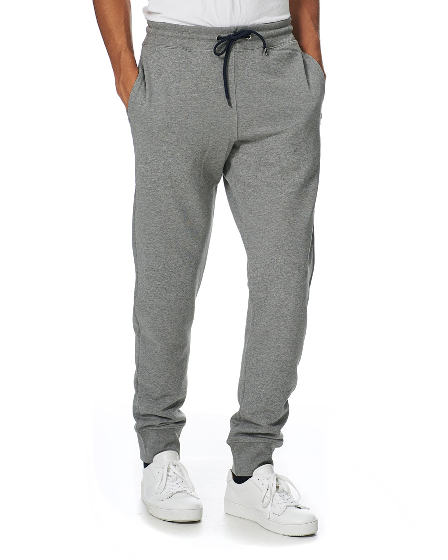 Men | Trousers | PS Paul Smith | Organic Cotton Joggers Grey Melange