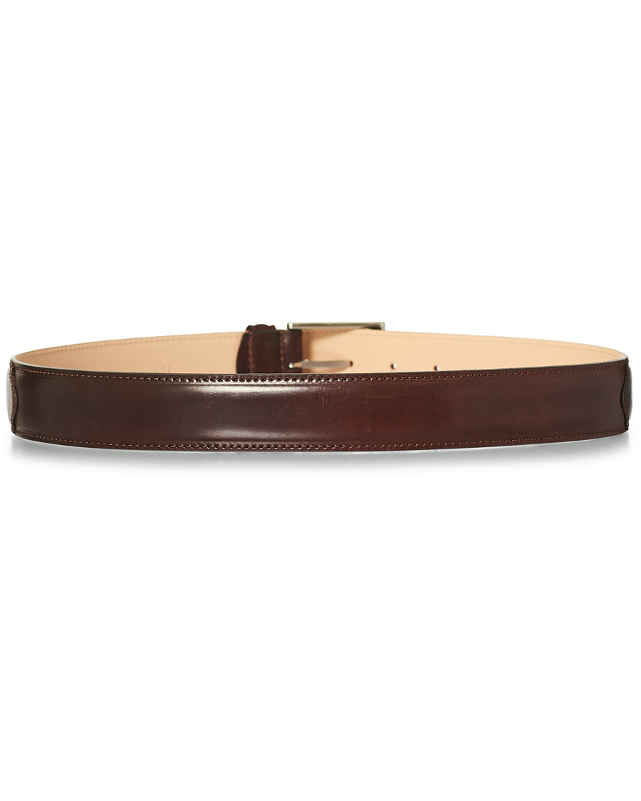 Men | Crockett & Jones Belt 3.2 cm Burgundy Cordovan | Crockett & Jones | Belt 3.2 cm Burgundy Cordovan