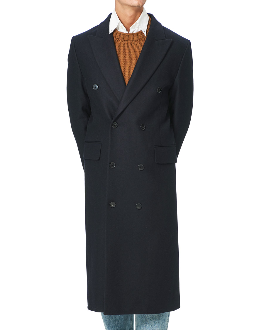 Men | Coats & Jackets | Sunflower | Long Coat Navy