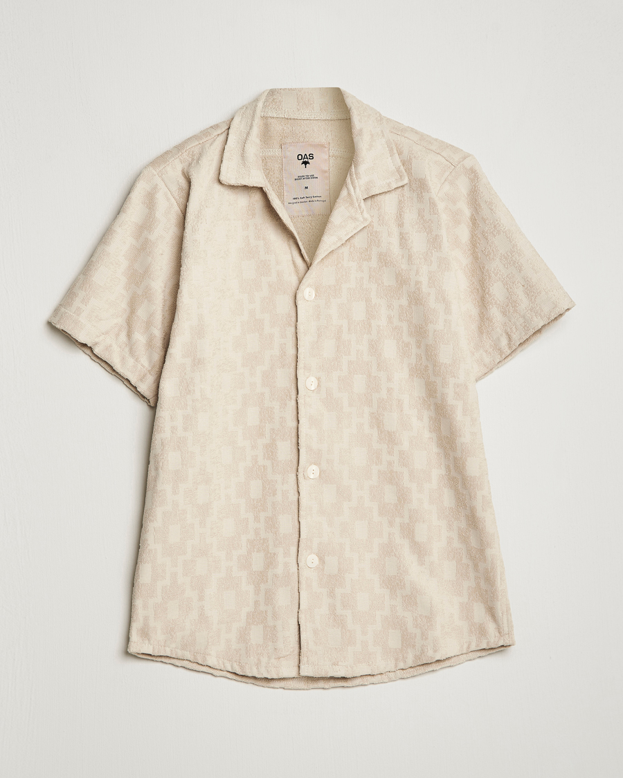 Men | Shirts | OAS | Machu Terry Short Sleeve Shirt Beige