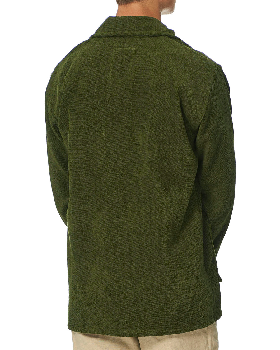 Men | Shirts | OAS | Beach Dandy Terry Overshirt Army