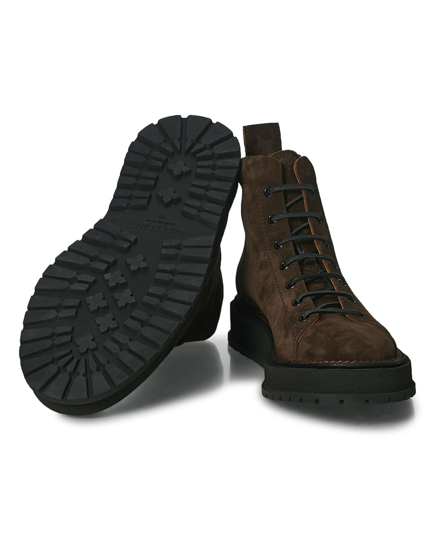 Men | Buttero Aedi Suede Boots Dark Brown | Buttero | Aedi Suede Boots Dark Brown