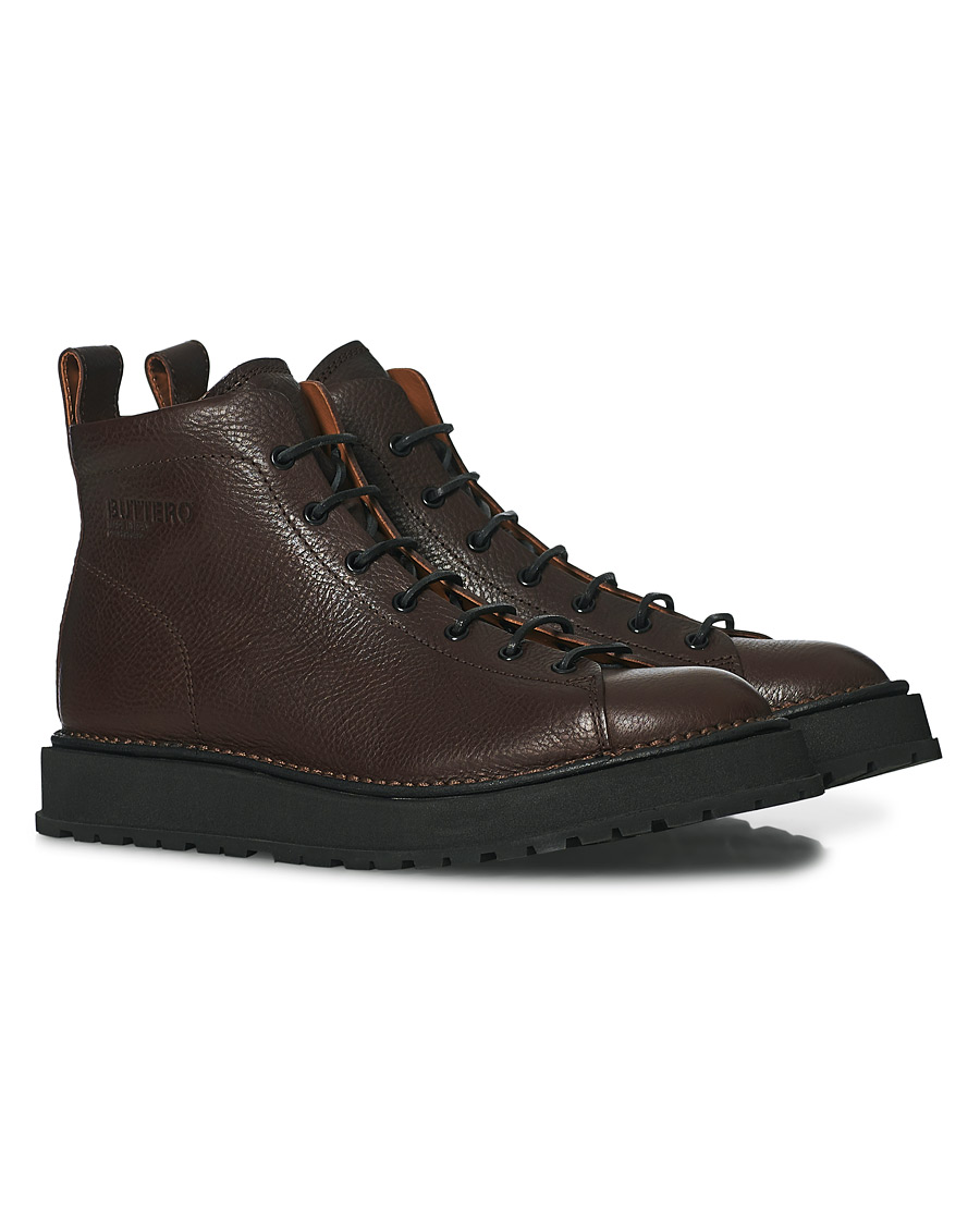 Men | Buttero Aedi Leather Boots Dark Brown | Buttero | Aedi Leather Boots Dark Brown