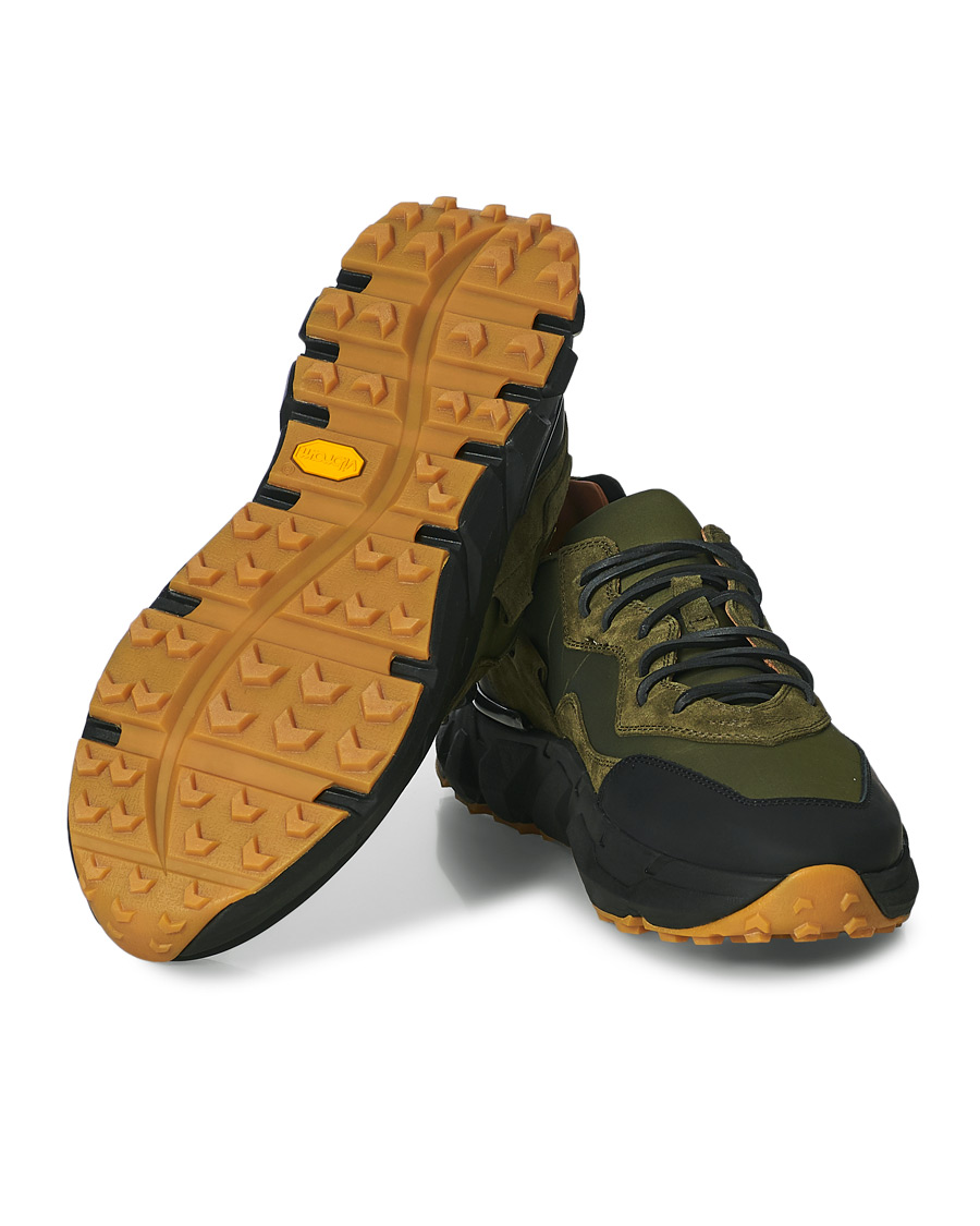 Men | Buttero Spazio Running Sneaker Black/Olive | Buttero | Spazio Running Sneaker Black/Olive