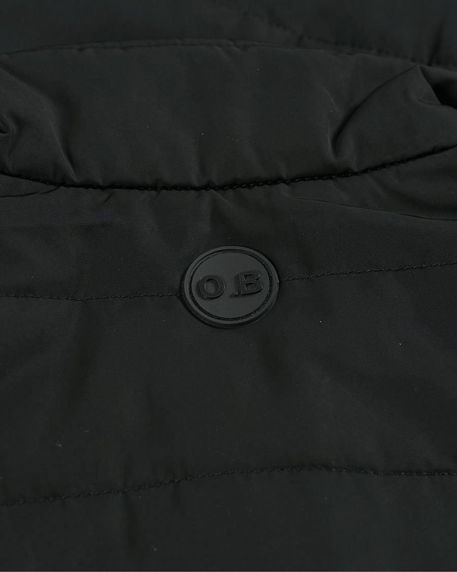 Men | Sweaters & Knitwear | Orlebar Brown | Terrence Hybrid Full Zip Black