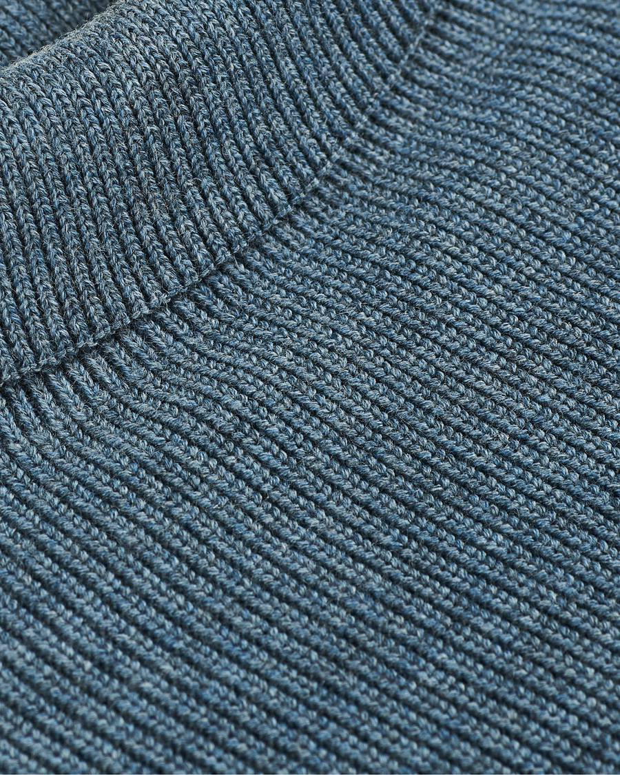 Men | Sweaters & Knitwear | Andersen-Andersen | Sailor Turtleneck Light Indigo