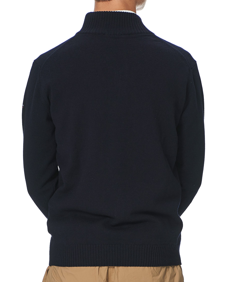 Men | Sweaters & Knitwear | Armor-lux | Wool Zip Cardigan Navy