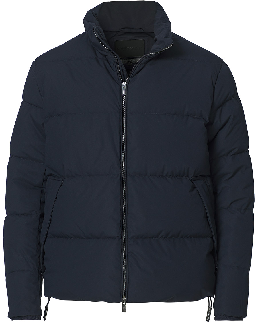 Men | Coats & Jackets | Emporio Armani | Comfort Stretch Down Jacket Navy