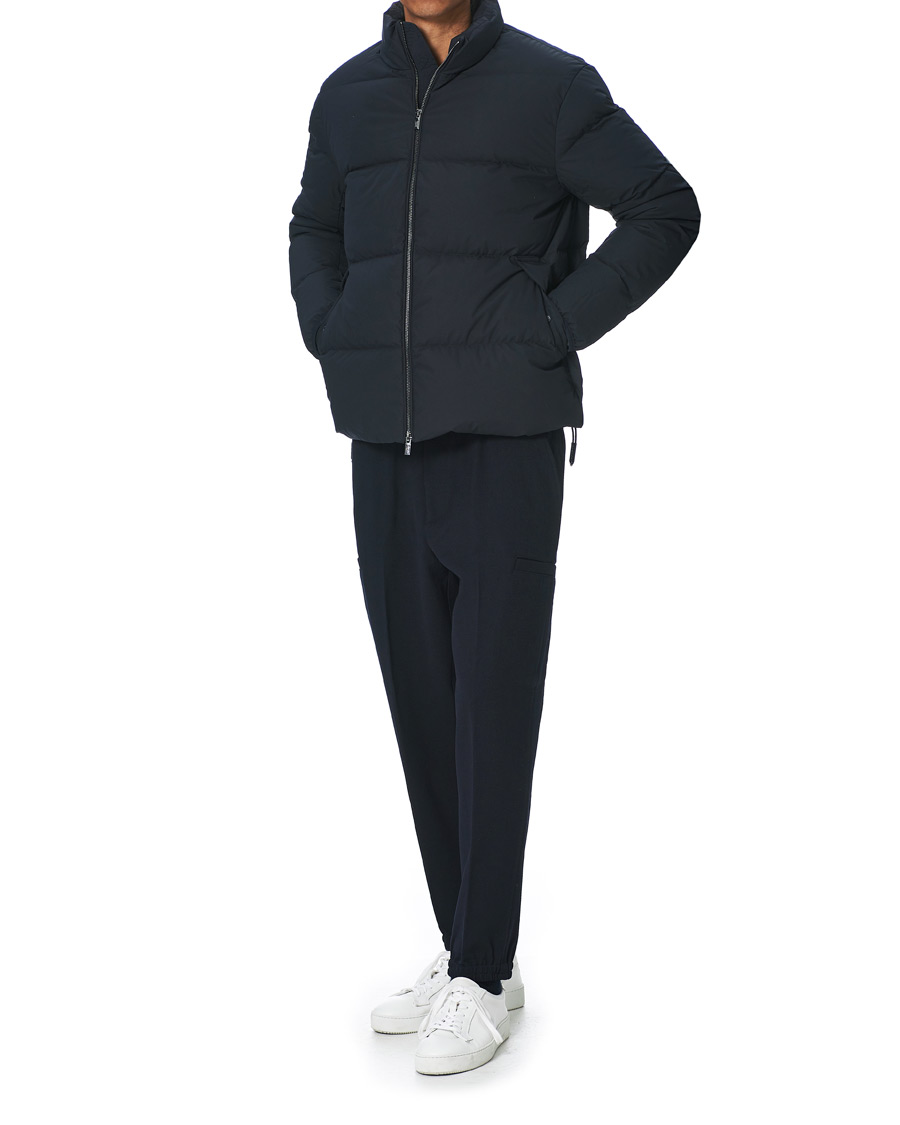 Men | Coats & Jackets | Emporio Armani | Comfort Stretch Down Jacket Navy