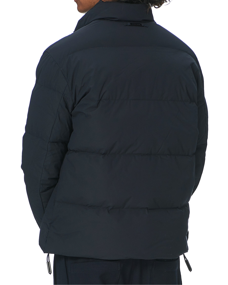 Men | Coats & Jackets | Emporio Armani | Comfort Stretch Down Jacket Navy