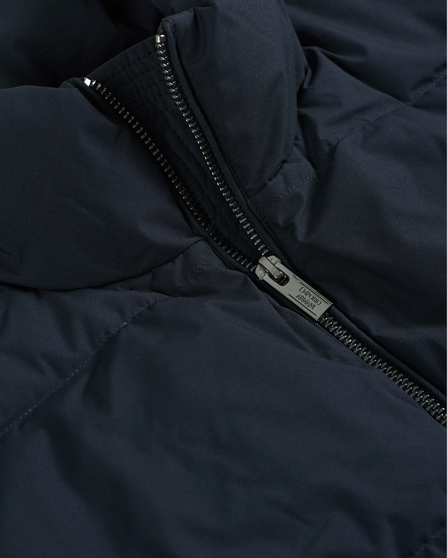 Men | Coats & Jackets | Emporio Armani | Comfort Stretch Down Jacket Navy