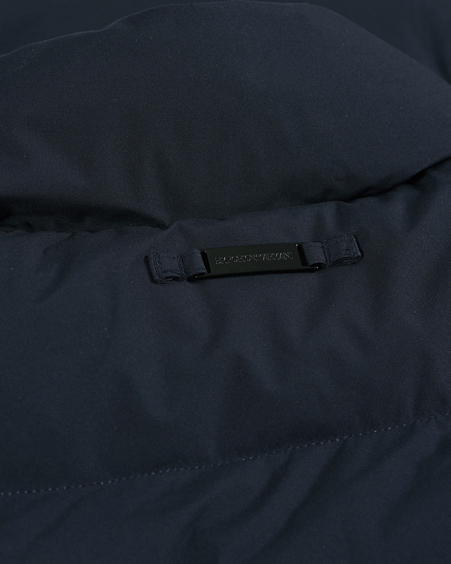 Men | Coats & Jackets | Emporio Armani | Comfort Stretch Down Jacket Navy