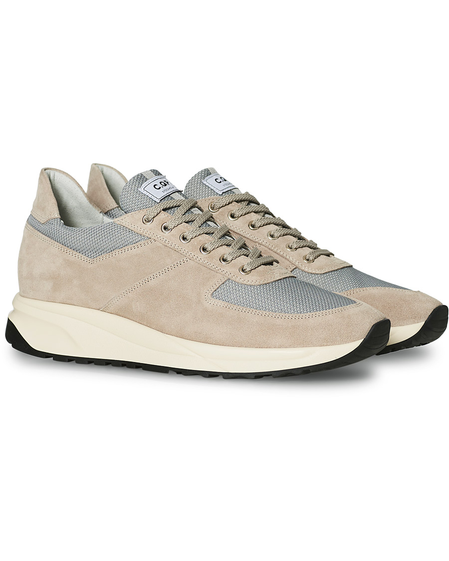 Men | C.QP Stride Suede/Mesh Running Sneaker Stone Grey | CQP | C.QP Stride Suede/Mesh Running Sneaker Stone Grey