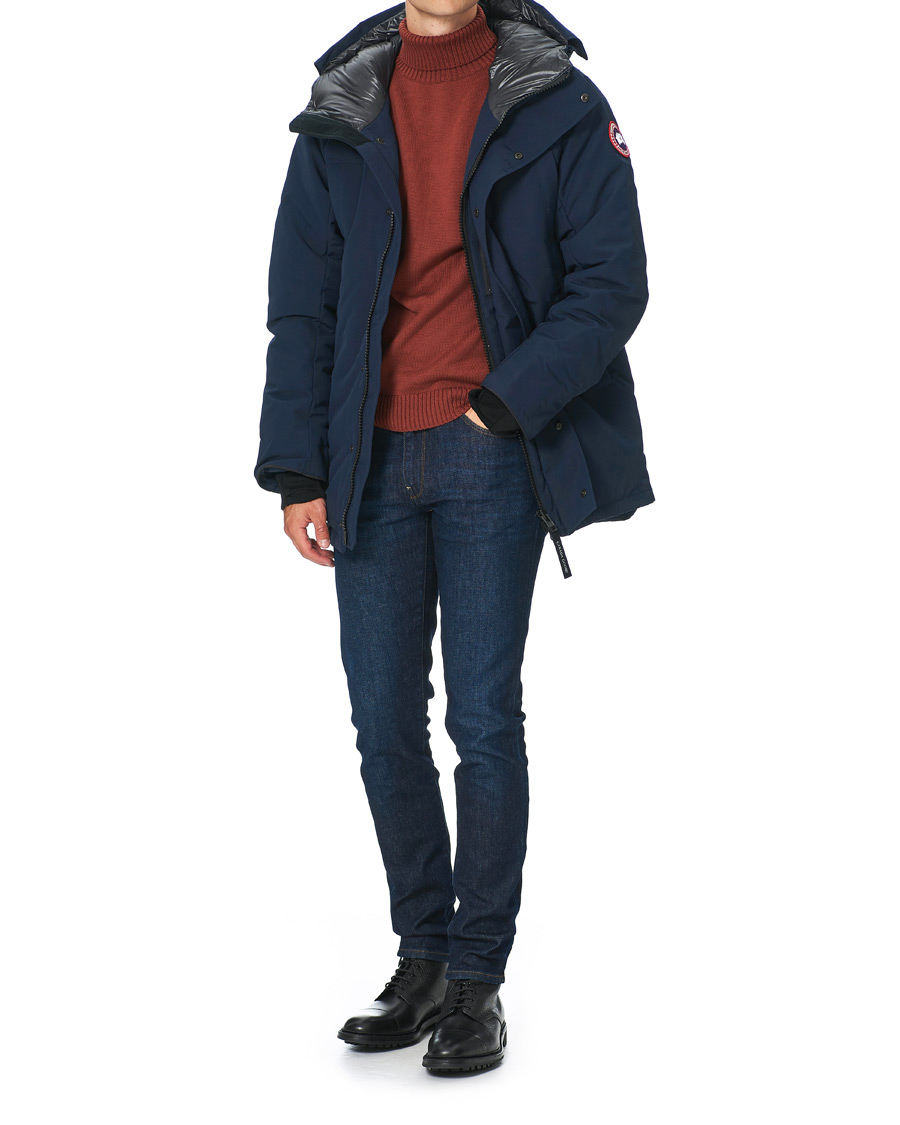 Men | Coats & Jackets | Canada Goose | Sanford Parka Atlantic Navy