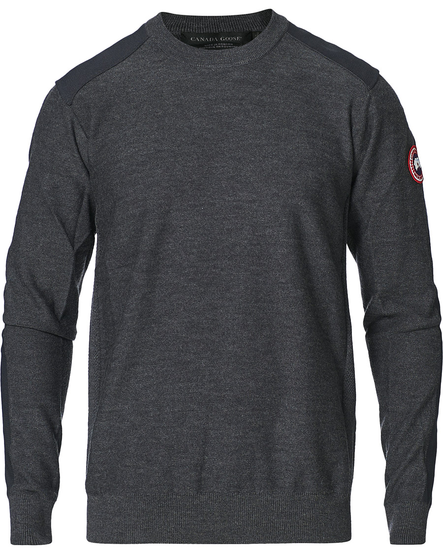 Men | Sweaters & Knitwear | Canada Goose | Dartmouth Crew Neck Sweater Iron Grey